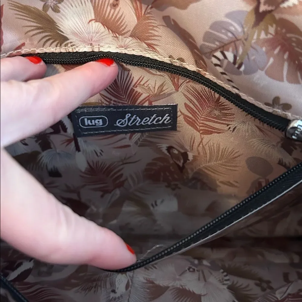 NWT Lug Stretch Crossbody Zebra Sand